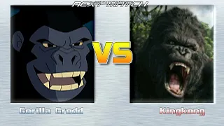 gorillagrodd vs kingkong