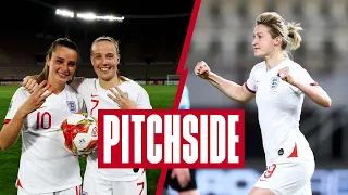 Ellen White's 50th England Goal, Mead & Toone Hatrick Heroes & Lionesses Score 10 AGAIN | Pitchside