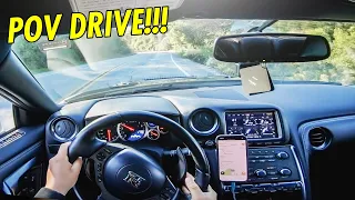 750HP Nissan GTR - POV Canyon Drive [4K]