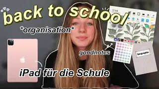 back to school🏫🤍| iPad für die schule, organisation, motivation | jennybelly