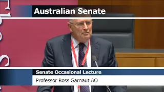 Senate Occasional Lecture - Professor Ross Garnaut AO (2014)