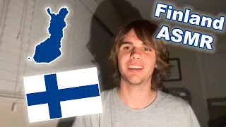 ASMR | All About Finland (Flash Cards, Book Tapping, Google Earth)