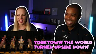 Couple React Hamilton theatrical performance - Yorktown The World Turned Upside Down - REACTION 🎵
