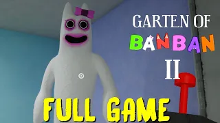 Garten of Banban 2 Full Game & Ending Playthrough Gameplay + ALL JUMPSCARES