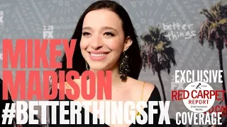 Mikey Madison "Max" interviewed at the FX “Better Things” season 3 premiere #BetterthingsFX