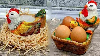 КУРОЧКА. Подставка для яиц/CHICKEN. Egg holder. DIY.