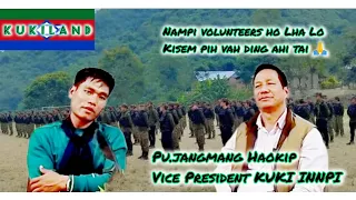 KUKI political movement leh volunteers ho Chung chang seigilkhomna/Pu.Jangmang Haokip VP KUKI INNPI