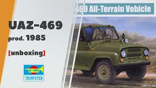 Trumpeter UAZ-469 kit - unboxing and review