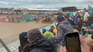 Big crash at silverstone from a new perspective (F1 2022 British grand Prix)