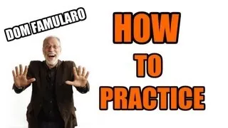 Как заниматься на барабанах (практические советы от Дома Фамюларо) / How To Practice (Dom Famularo)