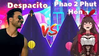 Dancing Road - Despacito VS Phao 2 Phut Hon