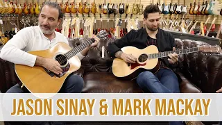 Jason Sinay & Mark MacKay jamming at Norman's Rare Guitars