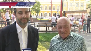Владимир Познер и Иван Ургант в Нижнем Новгороде рассказали о съёмках документального фильма.