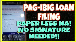 PAG-IBIG LOAN FILING STEP BY STEP IN VIRTUAL PAG-IBIG, PAPER LESS NA TALAGA AS IN, no signatures na