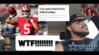 Cowboys acquired QB Trey Lance in trade with 49ers | BREAKING NEWS