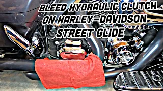 How To Bleed Hydraulic Clutch On A Harley Davidson Street Glide