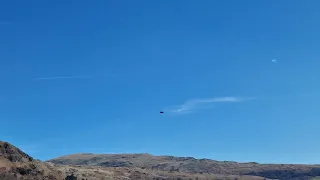 low flying jets, epic pass, F35's in the Lake District LFA17.  Rydal water. 3/3/2023