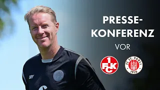 Die Pressekonferenz vor dem Spiel beim 1.FC Kaiserslautern