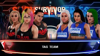 WWE 2K20 - TEAM RAW VS TEAM SMACKDOWN | Survivor Series