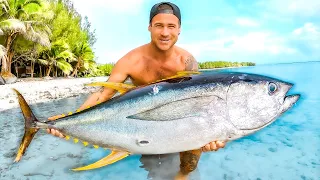 Giant Tuna Catch And Cook