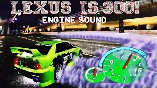 LEXUS IS 300 Engine Sound after Upgrades, NFS Underground 2