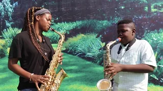 You Raise Me Up - Saxophone Cover by Ariana Stanberry & Demilade Adepegba