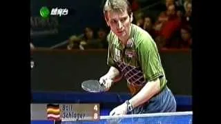 Europe Top 12 Werner Schlager vs Timo Boll