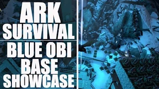 Ark Survival ALPHA Base Tour - Blue Obi Base Showcase (xbox official PVP server)