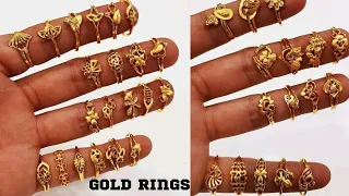 Latest Light 22k Gold Ring Designs with Weight and Price 2022| #Indhus