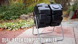 Dual-Batch Compost Tumbler Overview