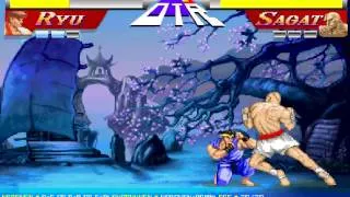 Street Fighter 2 Ryu vs. Sagat