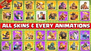 *New UI* Barbarian King All Skins Review | Clashflict | Clash of Clans