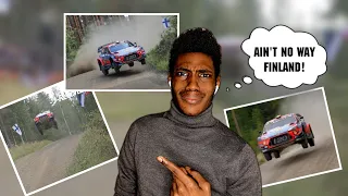 American Reacts To WRC Rally Finland 2019 - FLAT OUT & BIG JUMPS