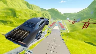 BIGGEST JUMP IN BEAMNG! - BeamNG Drive Car Jump Arena V2 Update