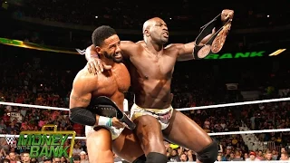 WWE Network: The Prime Time Players celebrate winning the WWE Tag Team Title: Money in the Bank 2015