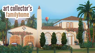 art collector's home  The Sims 4 speed build