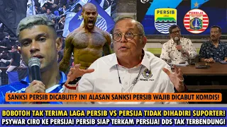 🔥SANKSI PERSIB DICABUT⁉️😱LAGA PERSIB VS PERSIJA DIHADIRI BOBOTOH⁉️🔥PSYWAR Ciro Ke Persija🔥DDS Top!