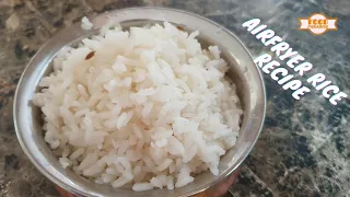 How to cook rice in Airfryer|Airfryer rice recipe|Easy Airfryer recipe|Airfyer steamed rice