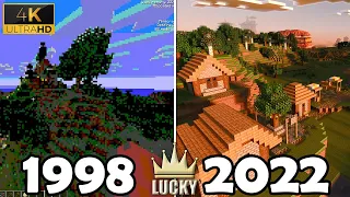 Evolution of Minecraft Games 1990   2022  4K ULTRA HD