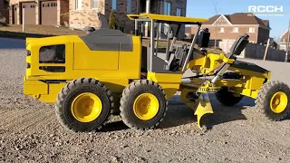 Road Grading RC 1:16 Scale! FULLY FUNCTIONAL! Road Test!