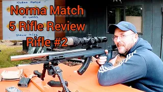 Norma Match .22LR 5 Rifle Series Review, Rifle #2 - Shilen 10/22