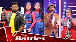 Akein & Minudi & Shashindi-Yasindi|Kolompure Sriya (කොලොම්පුරේ ශ්‍රියා)The Battles|The Voice Kids SL