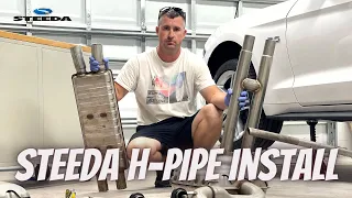 Installing Steeda H-Pipe on 2020 Mustang GT