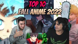 Top 10 Most Anticipated New Fall 2022 Anime (Reaction)