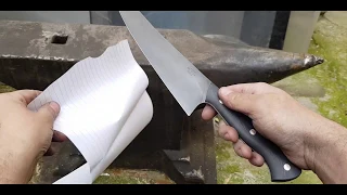 Making a chef knife