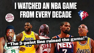 I watched an NBA game from every decade