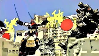 Combattler V vs Imperializer | Combattler V + Ultraman Monster Stop Motion | LJPL Animation