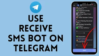 How to Use Receive SMS Bot on Telegram (2024) | Telegram Tutorial