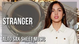 Alto Sax Sheet Music: How to play Stranger by Olivia Rodrigo