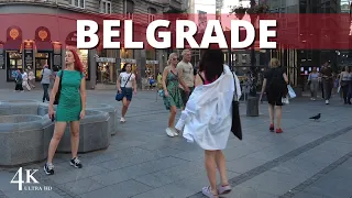 [4K 🇷🇸]  Hot Belgrade 2023 City Center Walking Tour
